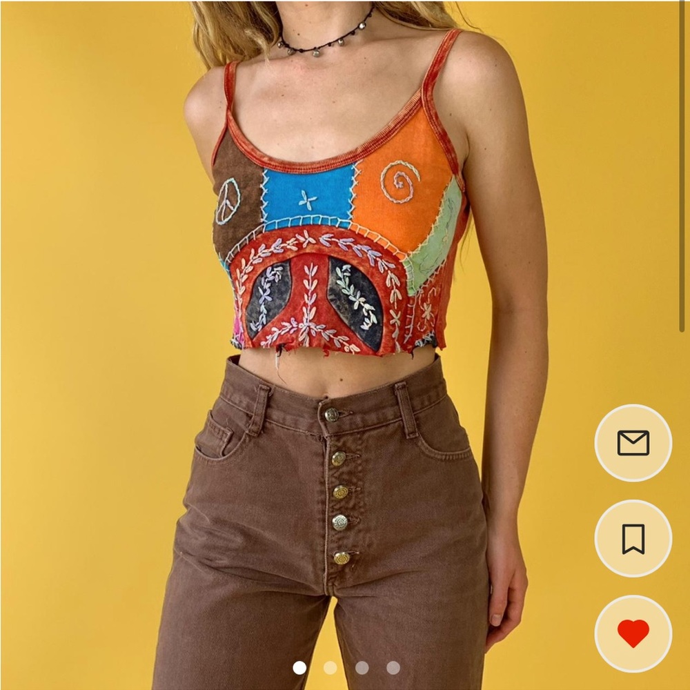 Unique Hippie Crop Top!